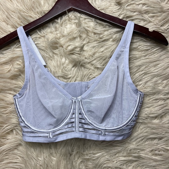 NWOT • Victoria's Secret • Unlined Full Coverage Plunge Bra • Lilac • 32DD - Picture 1 of 8